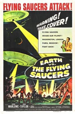 Earth Vs Flying Saucers Puzzle Jigsaw Puzzle Choose a Size