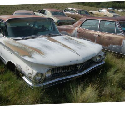 Junkyard Cars Photo T-Shirt Buick rusty Car A6733