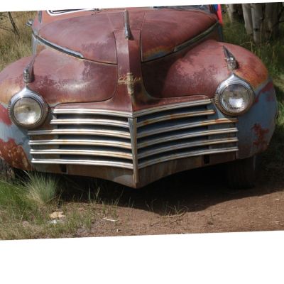 Junkyard Cars Photo T-Shirt Chrysler rusty Car A8759
