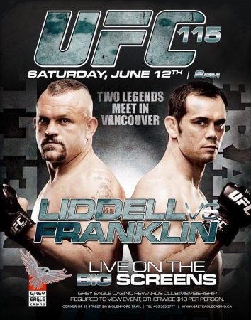 Ufc 115 Liddell Vs Franklin Poster 5 sizes BZ589