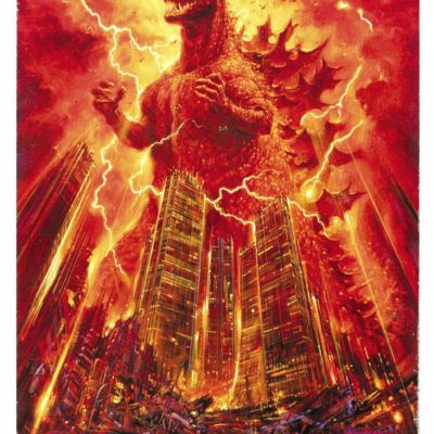 Godzilla poster print B112