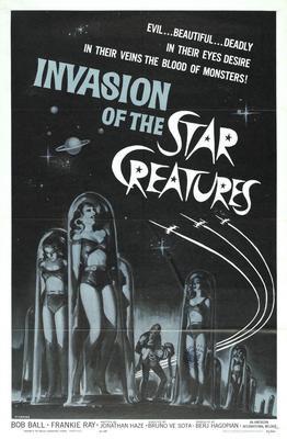 Invasion Of The Star Creatures Movie T-Shirt A20999