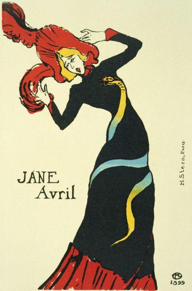 Jane Avril Lautrec Art T-Shirt A21654