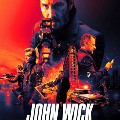 John Wick Movie Poster 24X36 24"X36" #272501 10Th Anniversary