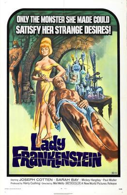 Lady Frankenstein Movie Poster T-Shirt A24024