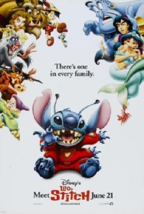 Lilo And Stitch Movie Poster T-Shirt A25039