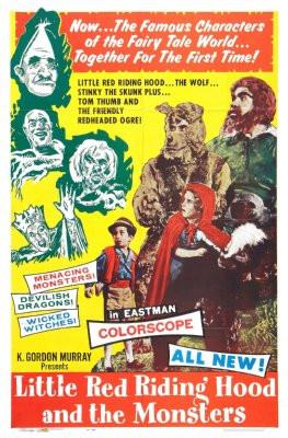 Little Red Riding Hood And Monsters Movie Poster T-Shirt A25209