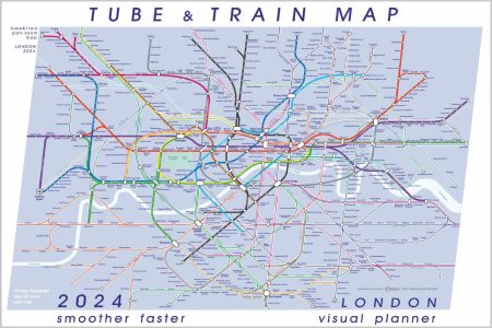 London Tube Train Map Mouse Pad for PC Gaming and Work Mousepad #5012401 2024