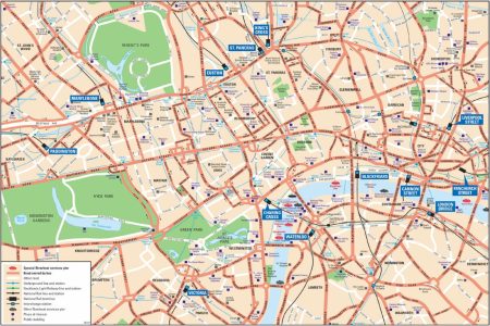 London Walking Map Mouse Pad for PC Gaming and Work Mousepad #5012401