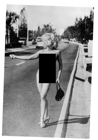 Madonna Hitchhiker Poster 27x40