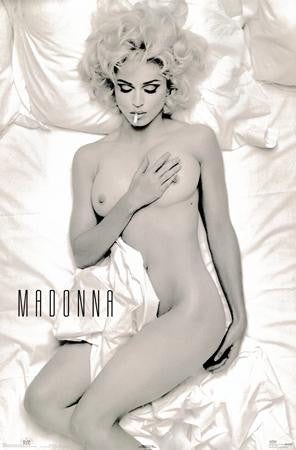 Madonna Poster Smoking In Bed 24inx36in