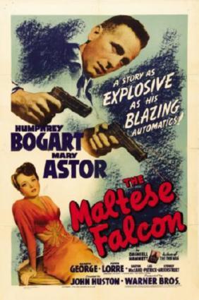 Maltese Falcon Movie Poster T-Shirt A26590