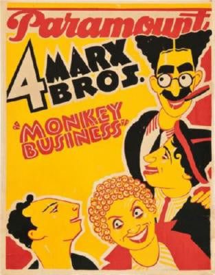 Marx Bros Monkey Business Puzzle Jigsaw Puzzle Choose a Size