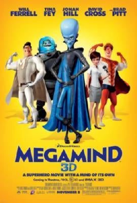 Megamind Movie Poster T-Shirt A27355