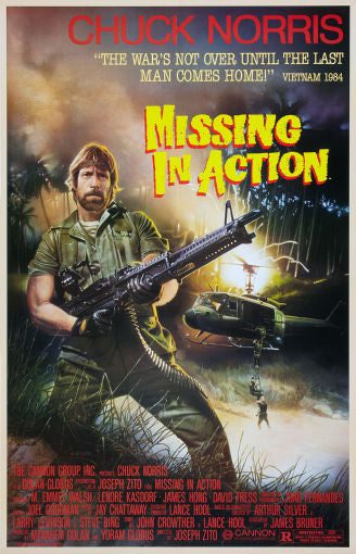 Missing In Action Movie Poster Poster Print #K5755