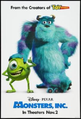 Monsters Inc Movie Poster T-Shirt A28480