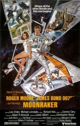Moonraker Movie Poster T-Shirt A28615