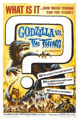 Godzilla Vs The Thing Puzzle Jigsaw Puzzle Choose a Size