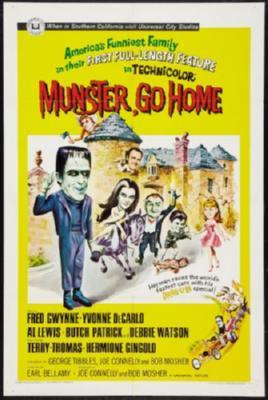 Munster Go Home Movie Poster T-Shirt A28840