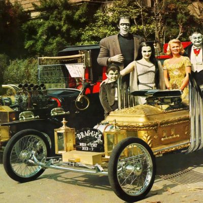 The Munsters Car Dragula Coach Poster