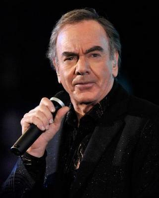 Neil Diamond Close Up In Black T-Shirt A29355