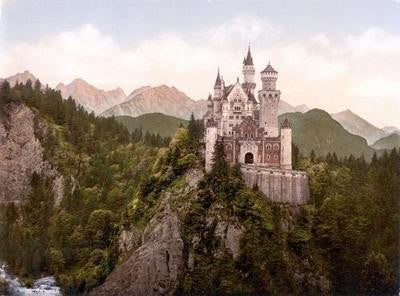 Neuschwanstein Castle Art Puzzle Jigsaw Puzzle Choose a Size