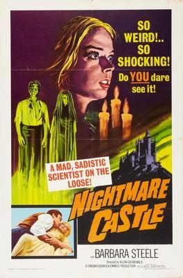 Nightmare Castle Movie Poster T-Shirt A29700