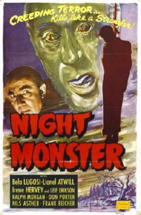 Night Monster Movie Poster T-Shirt A29730