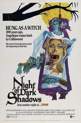 Night Of Dark Shadows Movie Poster T-Shirt A29745