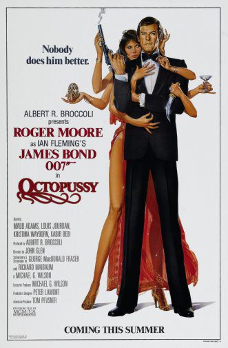 Octopussy Movie Poster James Bond 11 inch x 17 inch poster