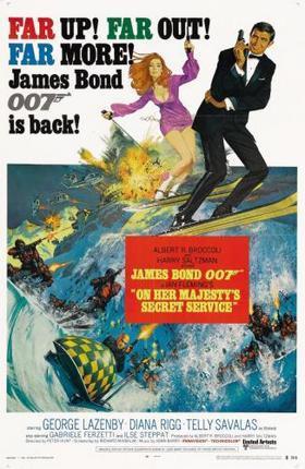 On Her Majestys Secret Service Movie Poster James Bond 27x40