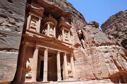 Ruins At Petra Jordan Puzzle Jigsaw Puzzle Choose a Size