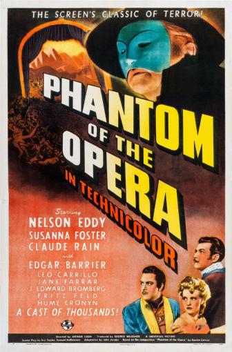Phantom Of The Opera Movie Poster T-Shirt A32580