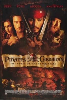 Pirates Of The Caribbean Curse Black Pearl Movie Poster T-Shirt A33711