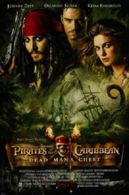Pirates Of The Caribbean Dead Man's Chest Movie Poster T-Shirt A33721