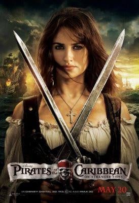 Pirates Of The Caribbean On Stranger Tides Movie Poster T-Shirt A33736