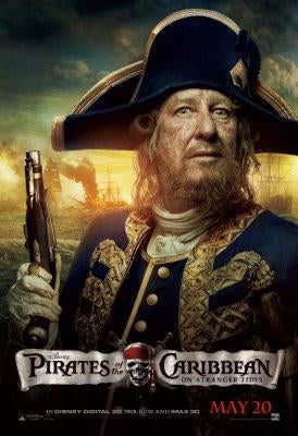 Pirates Of The Caribbean On Stranger Tides Movie Poster T-Shirt A33761
