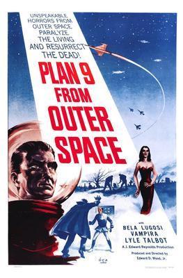 Plan 9 From Outer Space Movie Poster T-Shirt A33075