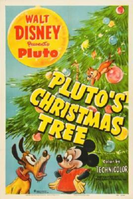 Plutos Christmas Tree Movie Poster T-Shirt A33255