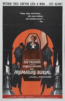Premature Burial Movie Poster T-Shirt A34001