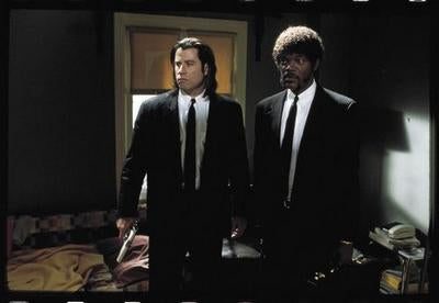 Pulp Fiction Travola Jackson Suits Movie Poster T-Shirt A34626