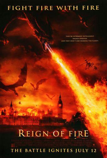 Reign Of Fire Movie Poster T-Shirt A35631