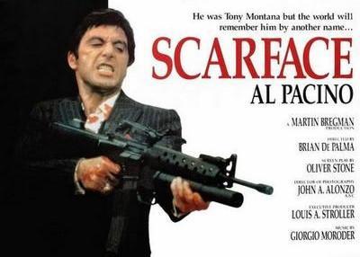 Scarface Quad Style Movie Poster T-Shirt A37441
