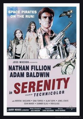 Serenity Vintage Style Movie Poster T-Shirt A38016