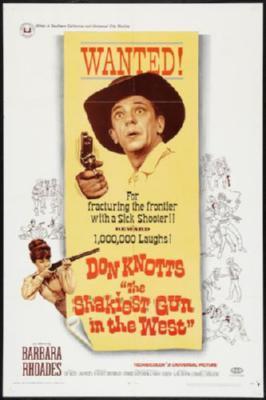 Shakiest Gun In The West Movie Poster T-Shirt A38231