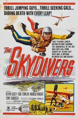 Skydivers The Movie Poster T-Shirt A39096