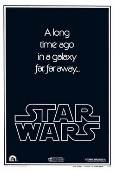 Star Wars A Long Time Ago.. Movie Poster Print B270