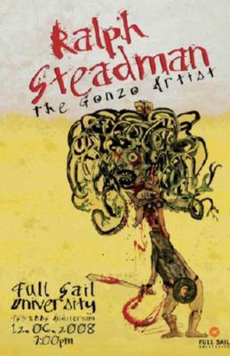 Ralph Steadman Art Exhibition T-Shirt A40531