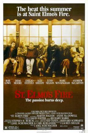 St Elmos Fire Movie Poster T-Shirt A40561