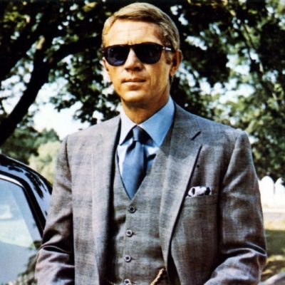 Steve Mcqueen Poster Gray Suit B510